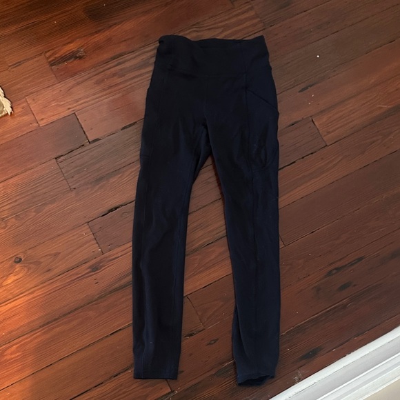 Lululemon Athletica Dark Navy Leggings - Picture 1 of 3